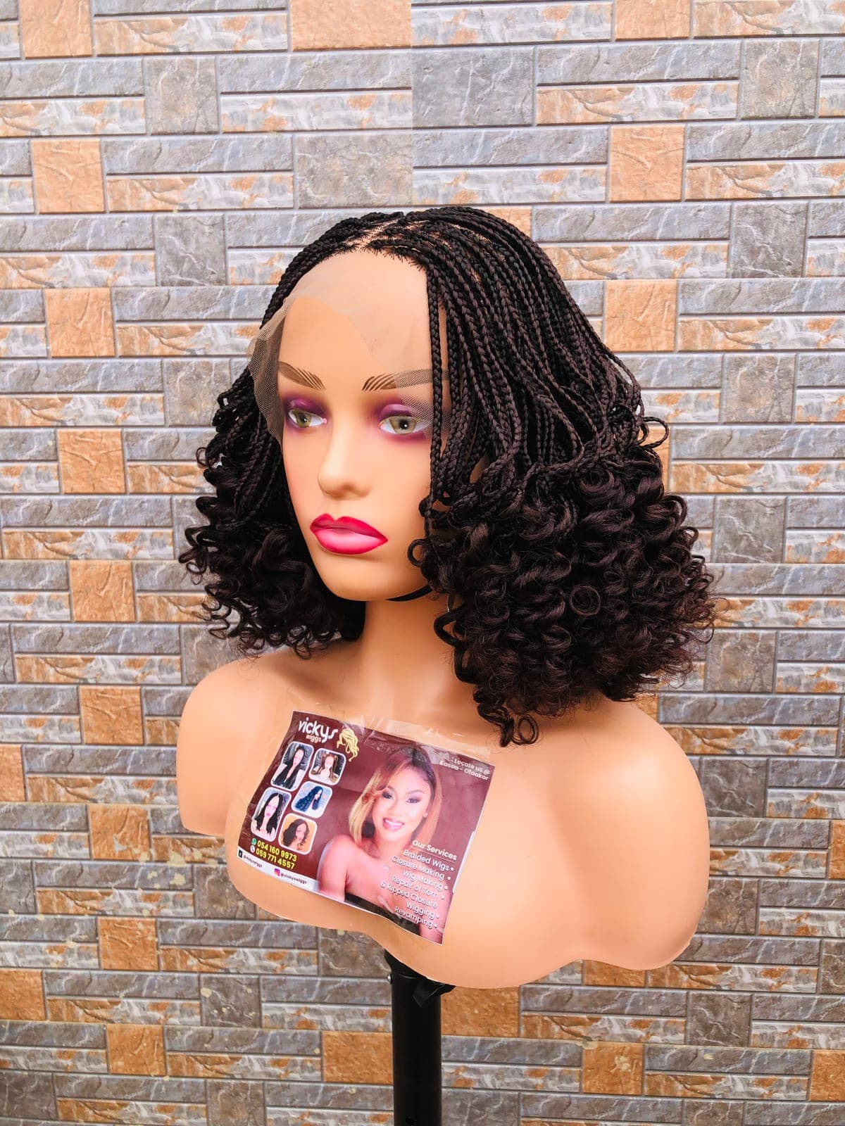 French curls braids